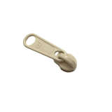Reißverschluss-Schieber, 5mm, creme 1 Stck. Reißverschluss-Schieber, 5mm, creme 1 Stck.