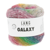 Lang Yarns Galaxy Fb. 05 Pink / Orange / Grün - Merino-Alpaka-Garn