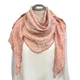 Musselintuch Doubleface Leo rosa - Sommertuch für Damen Musselintuch Doubleface Leo rosa - Sommertuch für Damen