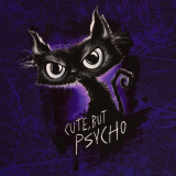 French Terry Cheeky Animals 2.0 – „Cute, but Psycho“ Panel