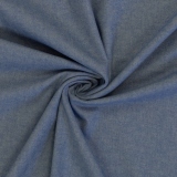 Flanell Baumwolle blau meliert - Hudson von Swafing