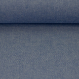 Flanell Baumwolle blau meliert - Hudson von Swafing