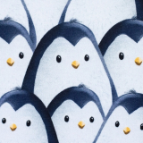 Sweat angeraut on the Rocks  • Pinguin Allover • Kombistoff von Thorsten Berger