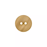 Polyesterknopf beige 2-Loch 15 mm