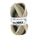 Twin SOXX 6-FACH - rot/beige/salbei - Lang Yarns Sockenwolle