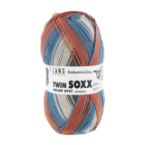 Twin SOXX 6-FACH - blau/navy/orange - Lang Yarns Sockenwolle Twin SOXX 6-FACH - blau/navy/orange - Lang Yarns Sockenwolle