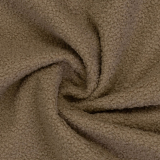 Teddy – Bouclé-Fleece in camel