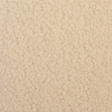 Teddy – Bouclé-Fleece in naturweiß