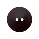 Polyesterknopf schwarz 2-Loch 20 mm