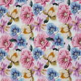 Baumwolljersey Lena – Blumen Rosa Flieder Blau - von Swafing | Meterware Baumwolljersey Lena – Blumen Rosa Flieder Blau - von Swafing | Meterware