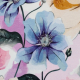 Baumwolljersey Lena – Blumen Rosa Flieder Blau - von Swafing | Meterware Baumwolljersey Lena – Blumen Rosa Flieder Blau - von Swafing | Meterware