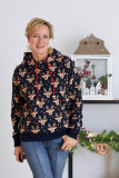 Holly - Sweat angeraut - Rentier, Lichterkette - dunkelblau Holly - Sweat angeraut - Rentier, Lichterkette - dunkelblau
