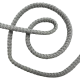 Parkakordel gedreht 4mm silbergrau