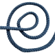 Parkakordel gedreht 4mm jeansblau