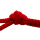 Parkakordel gedreht 4mm rot