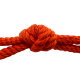 Parkakordel gedreht 4mm orange