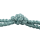 Kordel 3mm türkis blau glitzernd
