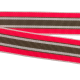 Ripsband 20mm weiß, pink, braun