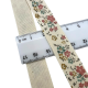 Webband Floral 15mm altrosa