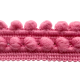Pomponborte 12mm rosa