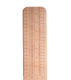Sockenlineal mit Nadelmaß aus Holz – Geschliffen und Poliert