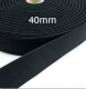 Gummiband 40mm schwarz