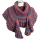 Stricktuch - halbrundes Tuch aus der Azteca Tweed
