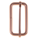 Leiterschnalle 40mm rosegold