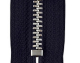 Reißverschluss marine (fb.210) - silber 12cm - nicht teilbar