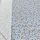Baumwollstoff Renforcé Mille Fleurs - Blüten - blau/weiß/grün