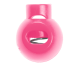 Kordelstopper 1-loch KST 18mm rund rosa