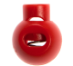 Kordelstopper 1-loch KST 18mm rund rot