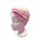 Knotenstirnband rosa mit Streifen - Gr. 1