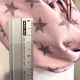 Loopschal in rosa mit Sternen