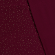 Musselin bordeaux mit goldenen Punkten