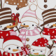 Holly - Sweat angeraut - Schneemänner, weiß