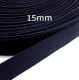Gummiband 15mm schwarz