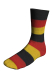 Twin SOXX 4-FACH/4-PLY - Football Soxx in schwarz/rot/gelb (Fb. 596) - Deutschland