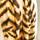 Viskose Loopschal animal print braun – leichter Sommerschal für Damen