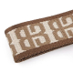 Taschengurt mit Karabinern, Breite 3,8 cm -  beige mit goldenen Karabiner