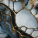 Flowing Bloom - liquid - grau/anthrazit by Sarah Mariam Martindale >60.000, **wasserabweisend**