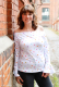SWAFING • Baumwolljersey Flowerpop by Hip Som Hap, weiß
