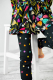 SWAFING • Baumwolljersey Flowerpop by Hip Som Hap, schwarz