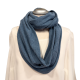 Loopschal jeansblau - italienischer Strickstoff - Loop für Damen