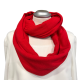 Loopschal rot - italienischer Strickstoff - Loop für Damen