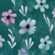 Modal French Terry Velvet Bloom by Mrs. Mint – Swafing