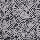 Jacquard Jersey - Tiger schwarz / weiß - Emily von Swafing