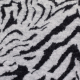 Jacquard Jersey - Tiger schwarz / weiß - Emily von Swafing