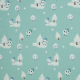 French Terry - FLUFFY by Mrs Mint Design - Fluffy mit Tannenbaum in mint