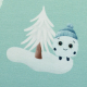 French Terry - FLUFFY by Mrs Mint Design - Fluffy mit Tannenbaum in mint